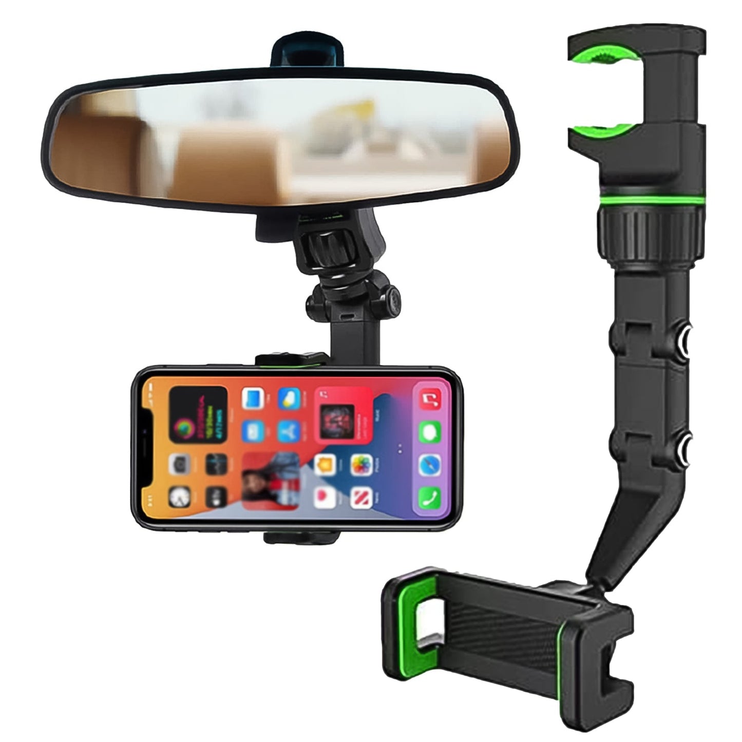 Multifunctional Car Rear View 360° Rotatable Mobile Holder