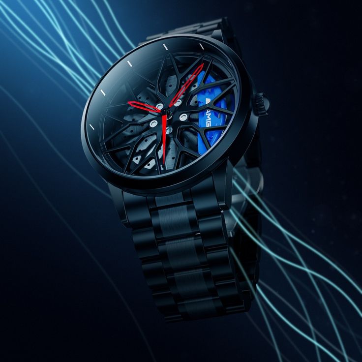 Stereoscopic Car Wheel Watch